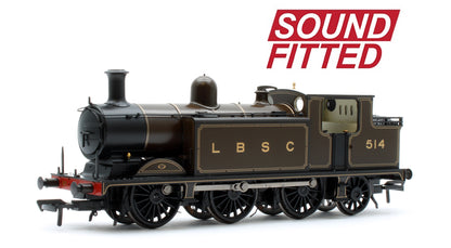 LB&SCR E4 Tank 514 LBSC Lined Umber Steam Locomotive - DCC Sound