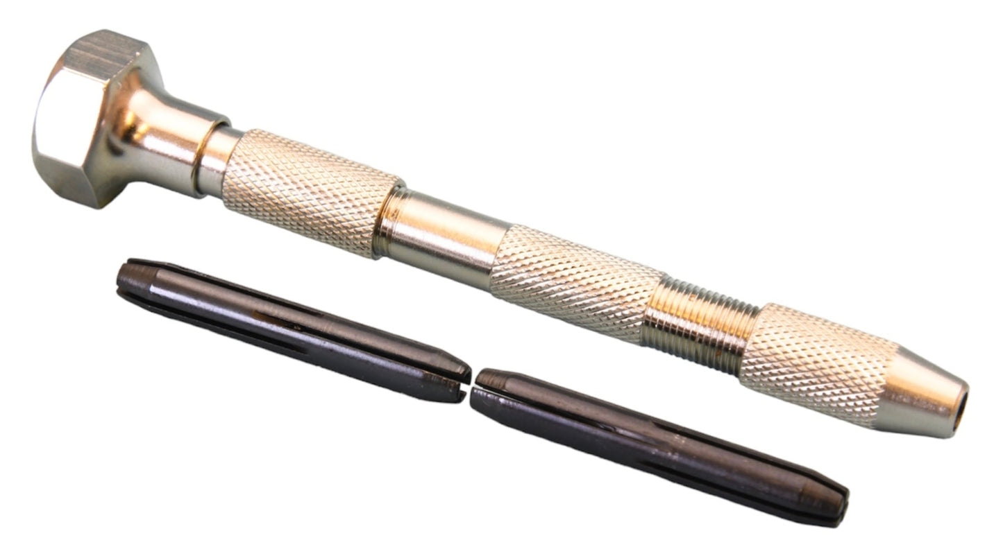 Revolving Head Pin Vice with Reversible Collets