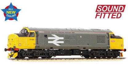 372-110SF Class 37/7 37894 BR Railfreight Grey Diesel Locomotive - DCC SOUND