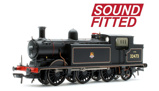 LB&SCR E4 Tank 32473 BR Lined Black (Early Emblem) Steam Locomotive - DCC Sound