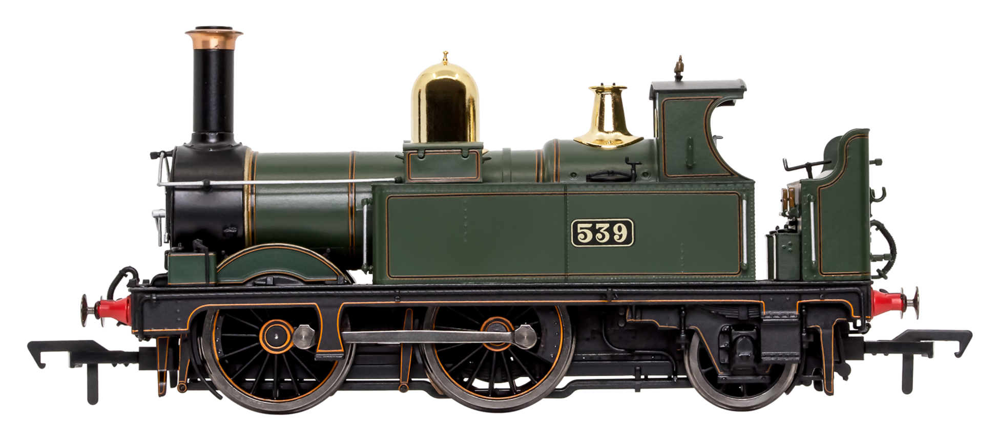 Dapol 4S-517-006S GWR 517 Class 0-4-2 539 Lined Green – Rails