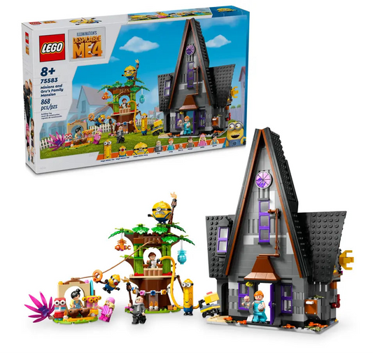 Lego Despicable Me 4 Minions and Gru's Family Mansion - 75583
