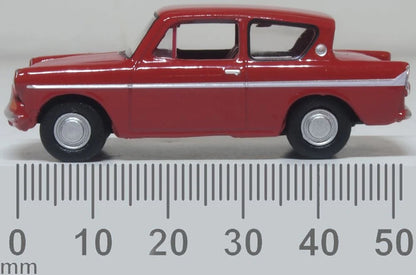 76105012 Ford Anglia Monaco Red