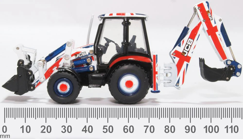 JCB 3CX Eco Backhoe Loader Union Flag