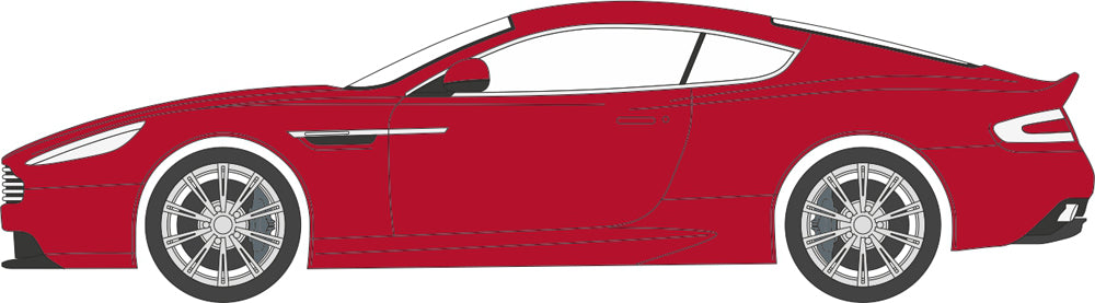 76AMDB9004 Aston Martin DB9 Coupe Red Lion