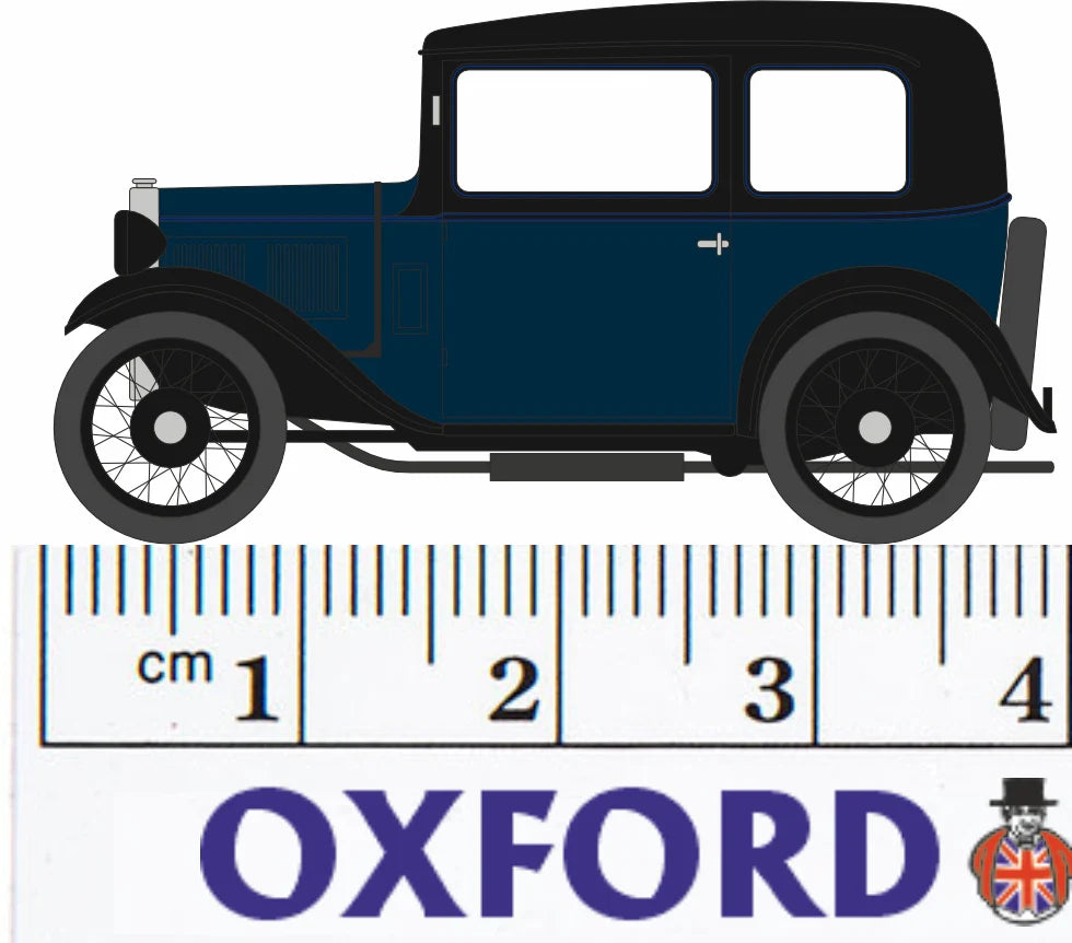 76ASS002 Austin Seven RN Saloon Light Royal Blue