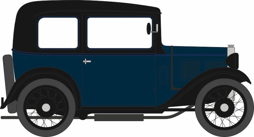 76ASS002 Austin Seven RN Saloon Light Royal Blue