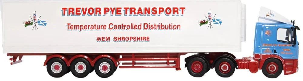 Parcelforce Trailer Oxford Diecast 76DAF004 Leyland DAF FT85 Short Fridge Trailer – Rails
