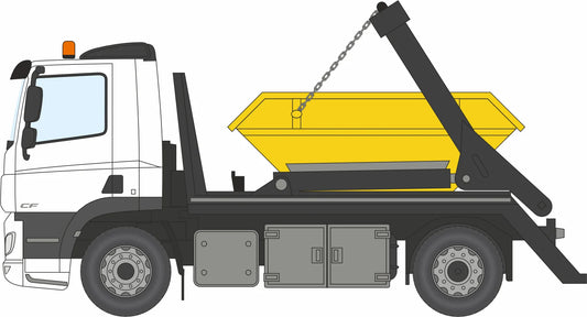 DAF Skip Lorry White