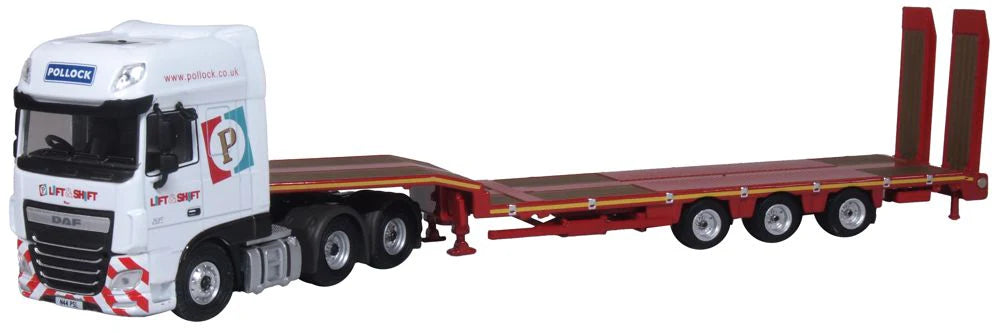 DAF XF Euro 6 Semi Low Loader Pollock Lift & Shift