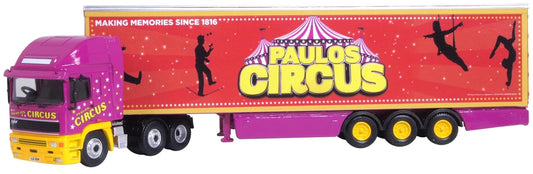 ERF EC14 Olympic Curtains Box Trailer Paulos Circus