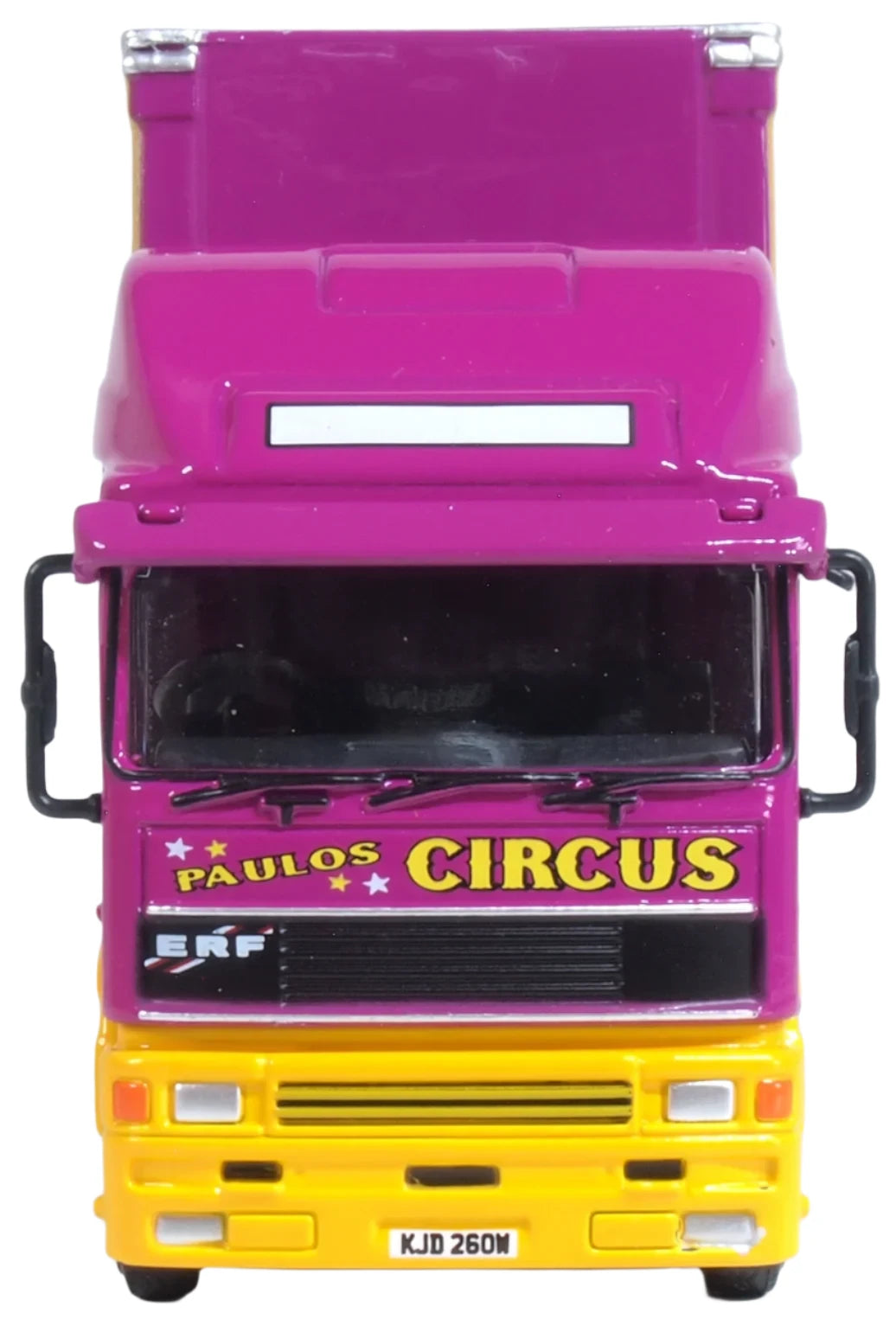 ERF EC14 Olympic Curtains Box Trailer Paulos Circus