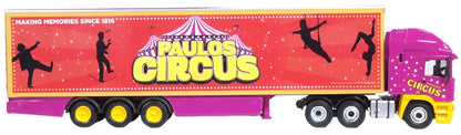 ERF EC14 Olympic Curtains Box Trailer Paulos Circus