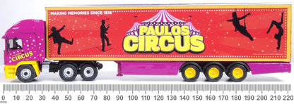 ERF EC14 Olympic Curtains Box Trailer Paulos Circus