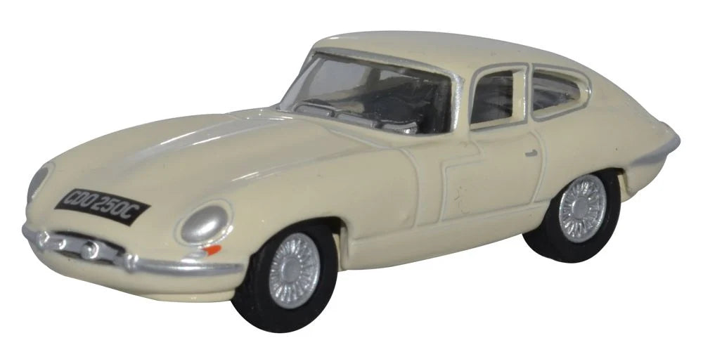 76ETYP004 Jaguar E Type Coupe Old English White