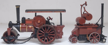 76FSR007 Fowler Steam Roller & Coleman Flapper Covenanter/Ayr County Council
