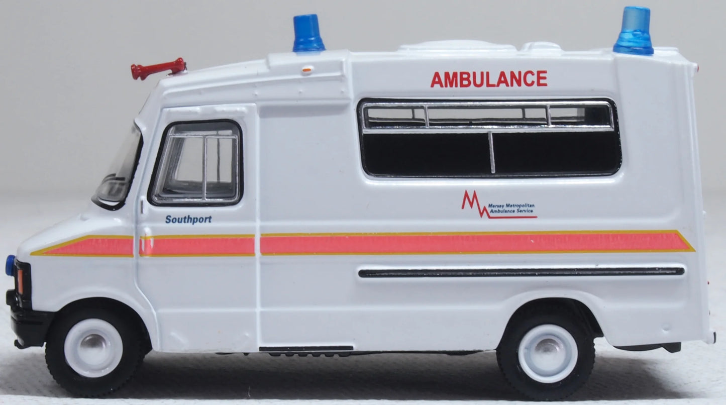 76HAN001 Bedford CF Hanlon Ambulance Merseyside Ambulance Service