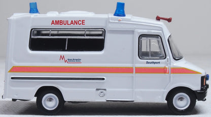 76HAN001 Bedford CF Hanlon Ambulance Merseyside Ambulance Service