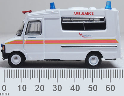 76HAN001 Bedford CF Hanlon Ambulance Merseyside Ambulance Service