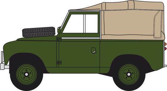 76LR2S008 Land Rover Series II SWB Canvas Bronze Green