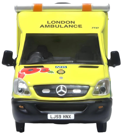 Mercedes Ambulance London Ambulance Service Remembrance Day