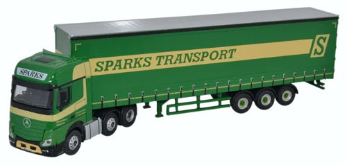 Mercedes Actros GSC Curtainside Sparks Transport