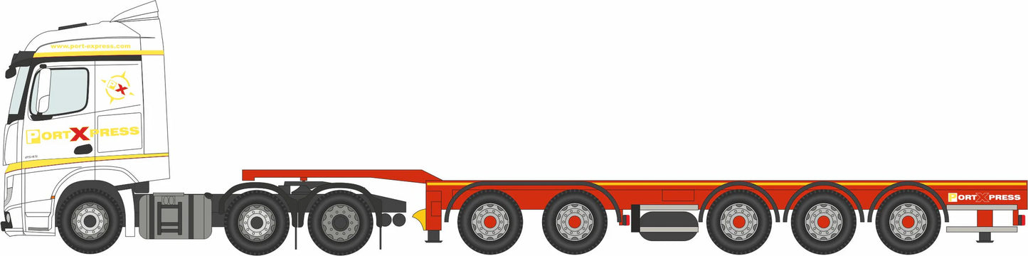 Mercedes Actros SSC D-tec Combitrailer Port Express