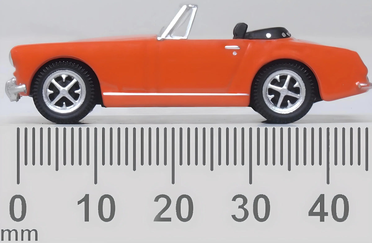 Mg Midget Frame Rails Oxford Diecast 76MGM001 MG Midget MkIII Blaze Orange – Rails