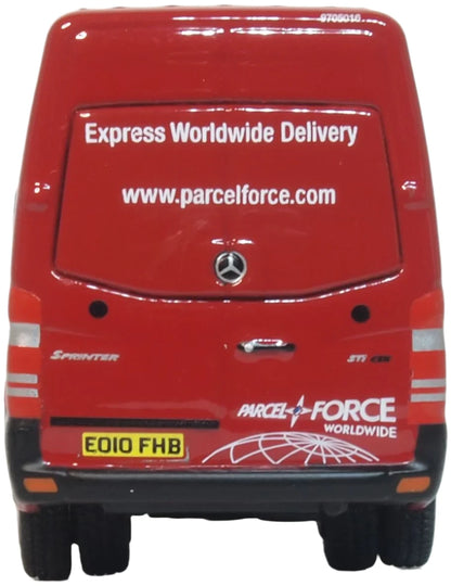 Parcelforce Trailer Oxford Diecast 76MSV005 Mercedes Sprinter Parcelforce – Rails