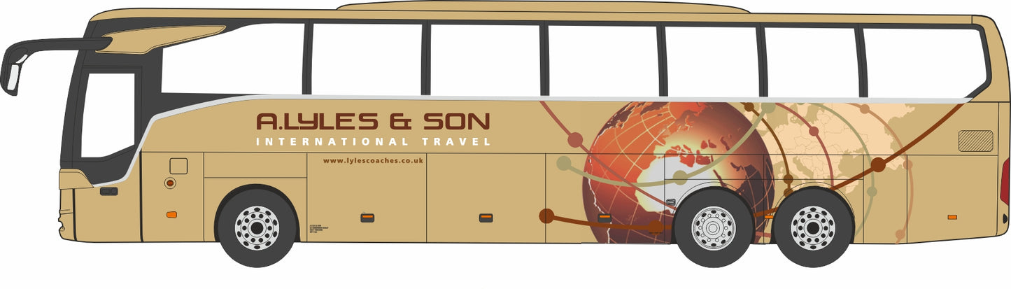 76MT002 Mercedes Tourismo 3 Axle A. Lyles & Son