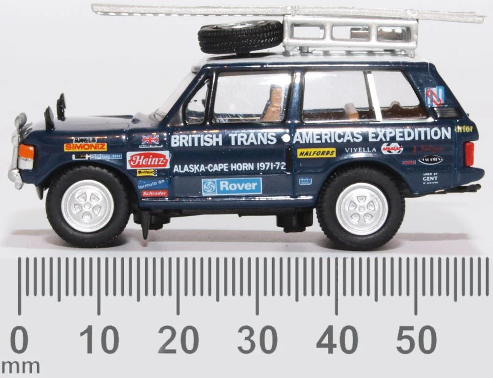 Range Rover Discast Oxford Diecast 76RCL002 Range Rover Classic Darien Gap – Rails