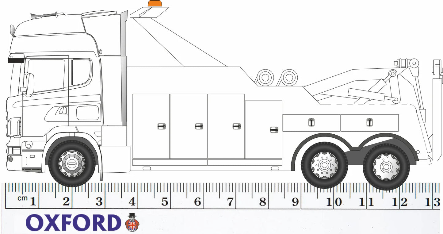 Scania Topline Recovery Truck White