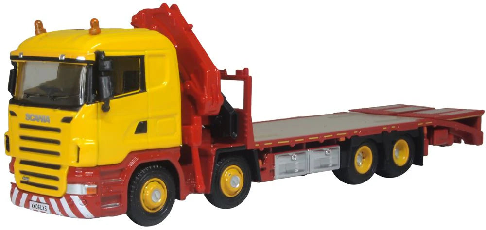 76SCL005 Scania Crane Lorry Yellow