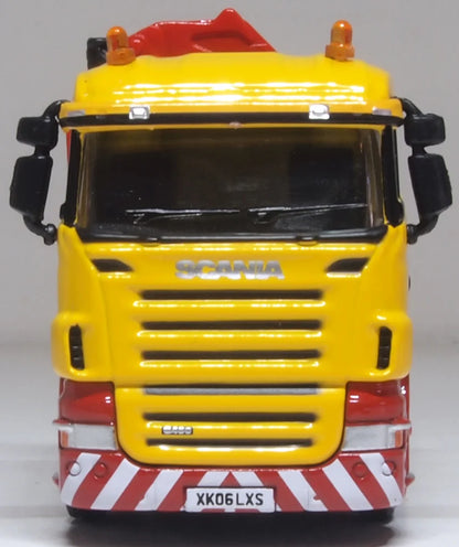 76SCL005 Scania Crane Lorry Yellow
