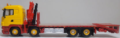 76SCL005 Scania Crane Lorry Yellow
