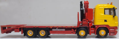 76SCL005 Scania Crane Lorry Yellow
