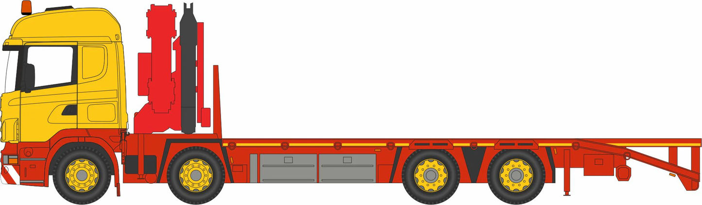 Scania Crane Lorry Yellow