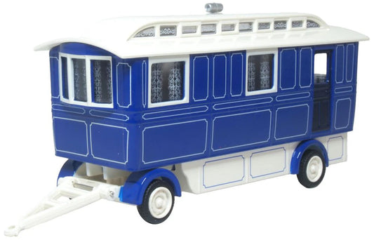 76SCV003 Showmans Caravan Blue/Cream