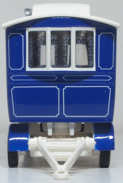 76SCV003 Showmans Caravan Blue/Cream