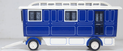 76SCV003 Showmans Caravan Blue/Cream