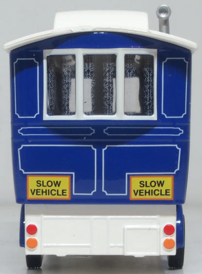 76SCV003 Showmans Caravan Blue/Cream