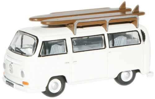 VW Bus Bay Window Pastel White