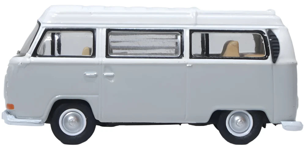 VW Bay Window Camper Silver Grey/White