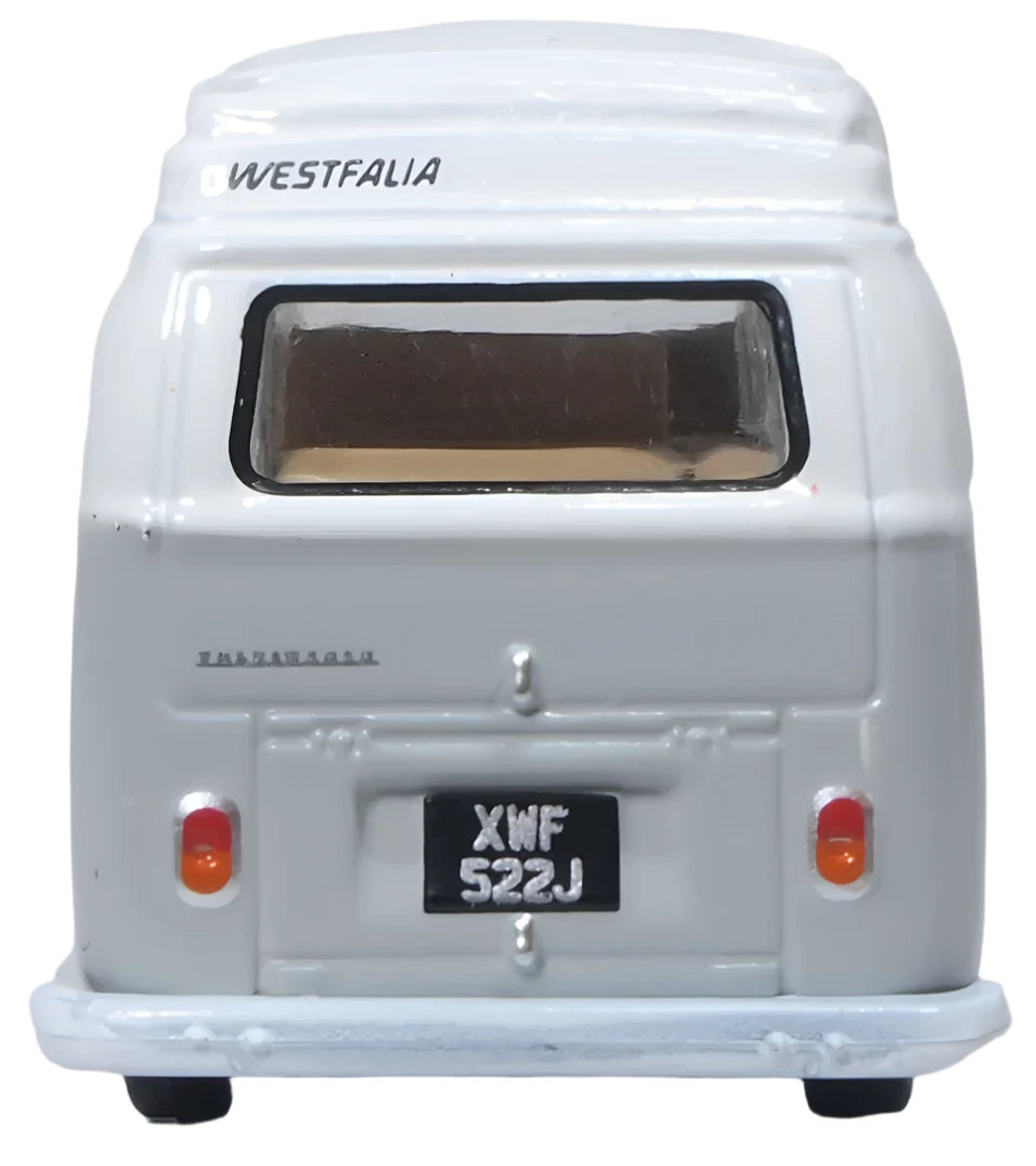 VW Bay Window Camper Silver Grey/White