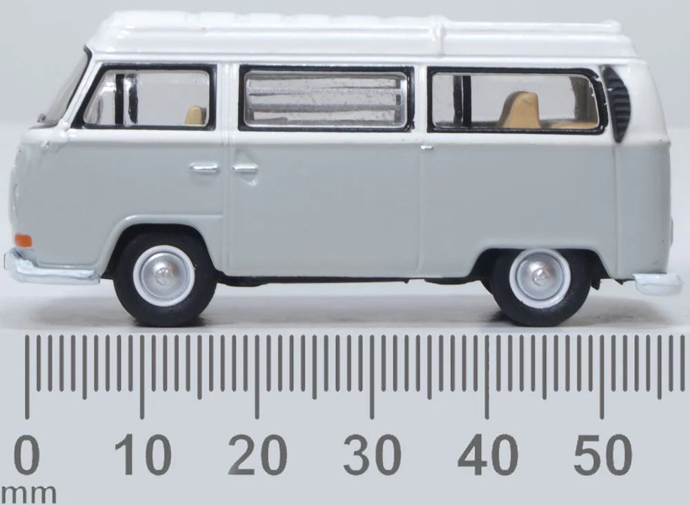 VW Bay Window Camper Silver Grey/White