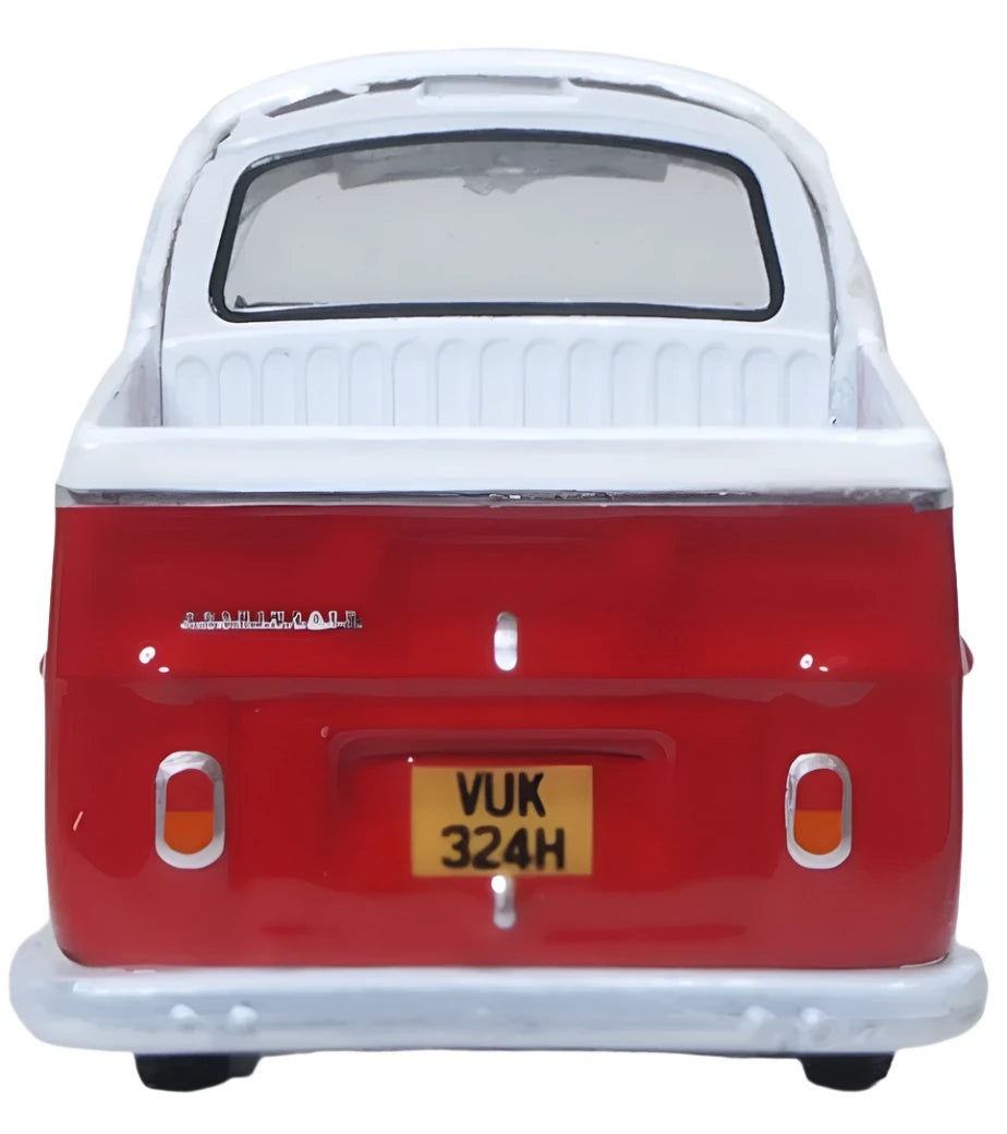 VW Bay Window Pick Up Poppy Red/White