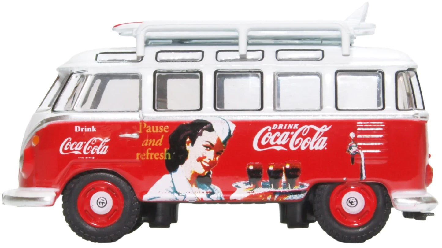 VW T1 Bus and Surfboards Coca Cola