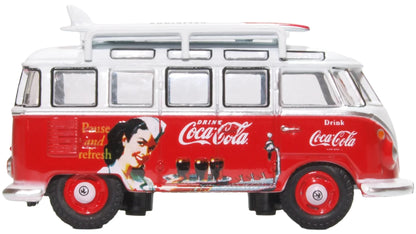 VW T1 Bus and Surfboards Coca Cola