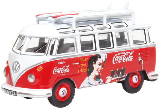 VW T1 Bus and Surfboards Coca Cola