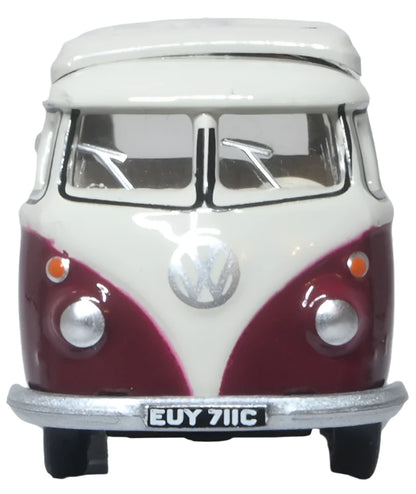 VW T1 Split Screen Camper Titan Red/Beige Grey